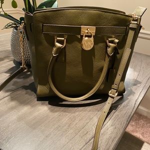 Michael Kors Green LG EW Satchel